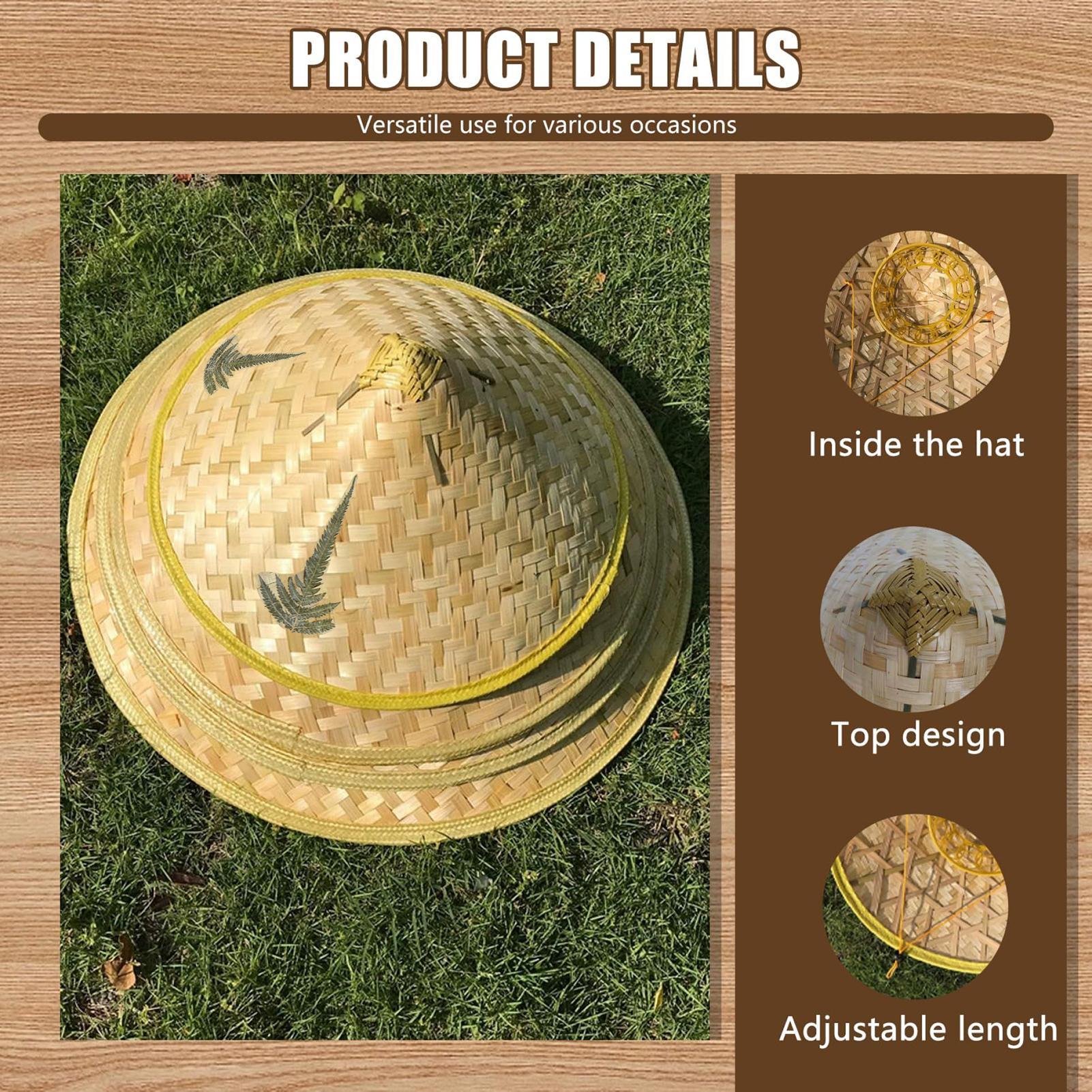 Çin Hasır Şapkası El Yapımı Ra - Bucket Hat Straw incelemesi ve fiyatı