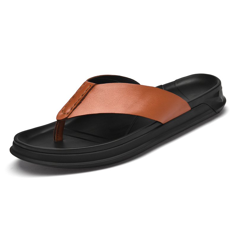 Erkek Yazlık Hakiki Deri Sanda - Flip Flop Leather Men incelemesi ve fiyatı