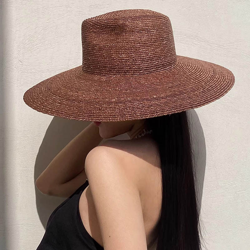 Kadınlar için büyük ağız Panam - Bucket Hat Straw incelemesi ve fiyatı