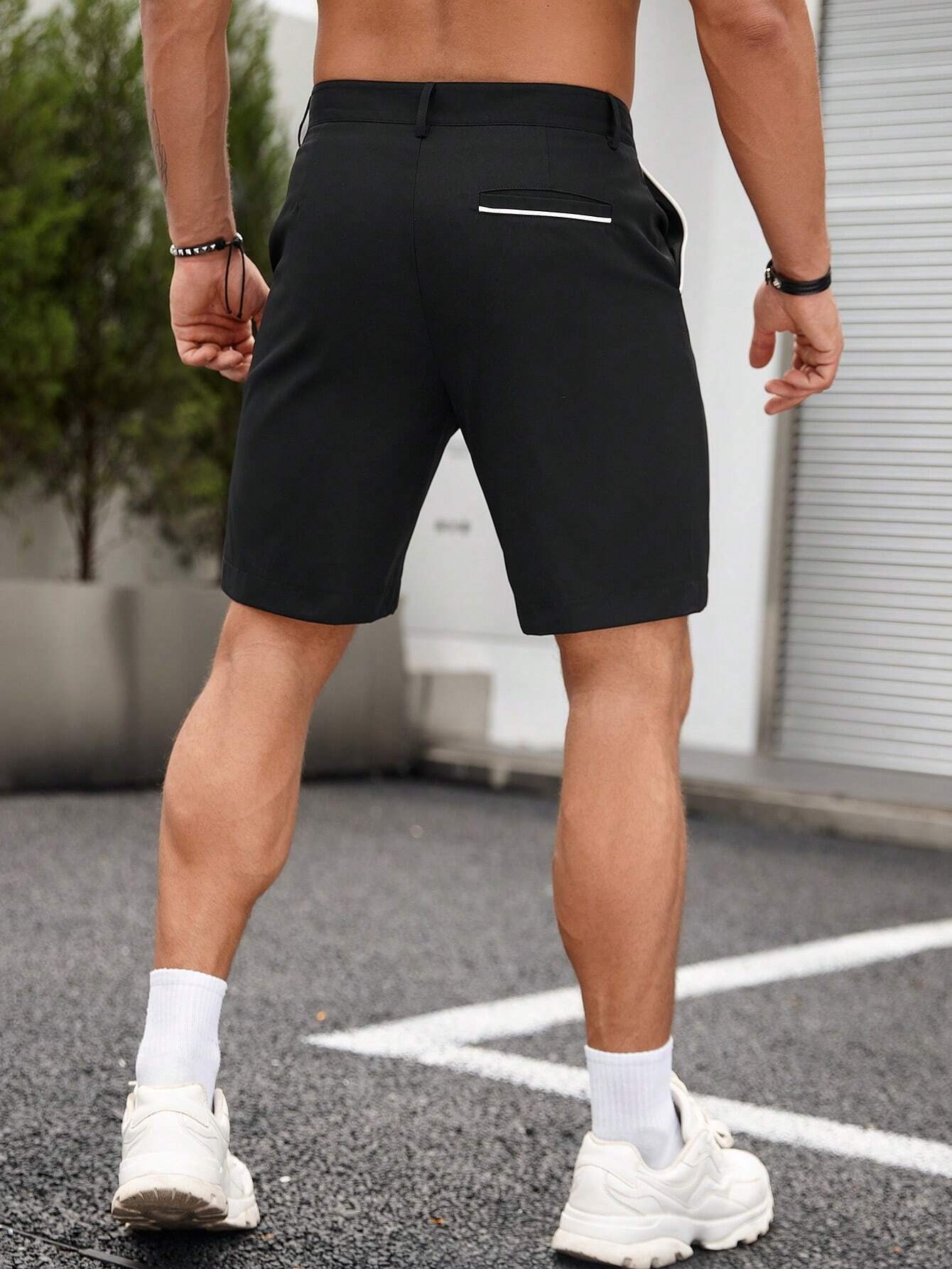 Erkek Kontrast Detaylı Chino Ş - Shorts Chino Slim incelemesi ve fiyatı