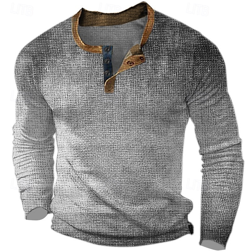 Erkek Grafik Degrade Waffle He - Tee Graphic Print incelemesi ve fiyatı