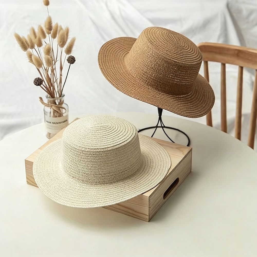 Moda geniş kenarlı hasır şapka - Bucket Hat Straw incelemesi ve fiyatı