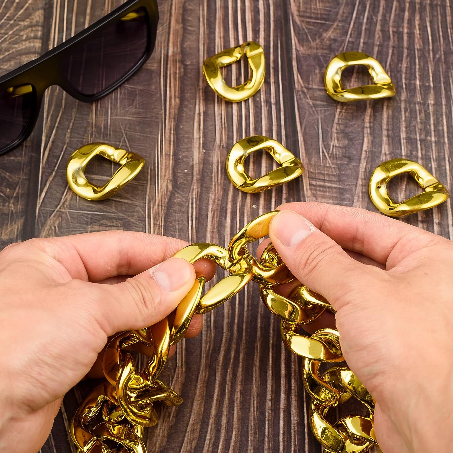 PESENAR 80s 90 gemi Hop kostüm - Sunglass Retainer Cord incelemesi ve fiyatı